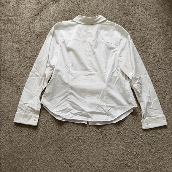 Bloomingdale's ~ White Tuxedo Shirt ~ Classic ~ Formal ~ Plus Size ~ Size 18W - Picture 2 of 7